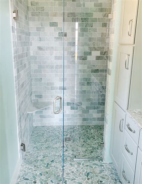 Coastal Bathroom Design with Blue and Grey Decor