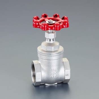 EA470BL-14 Rc1・1/2" ゲートバルブ(ステンレス製) 1個 エスコ 【通販モノタロウ】