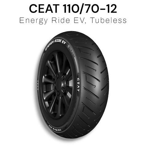 110/70-12 CEAT Tyre Tubeless ENERGY Ride EV OLA S1/S1 Pro – MK TRADING