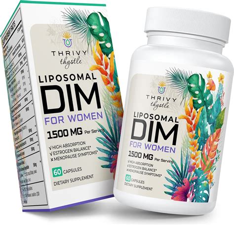 Amazon.com: Liposomal DIM Supplement - 1500 mg Women DIM Supplement ...