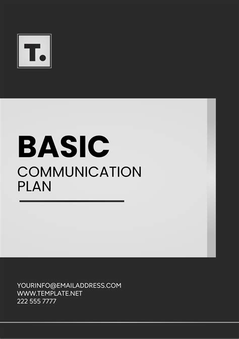 Image result for Communication Plan Template
