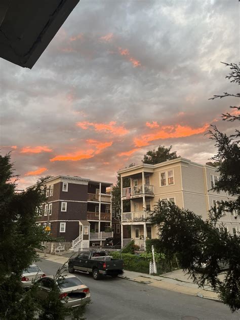 The sun seemed to set the sky on fire as it went down on Tuesday, over ...