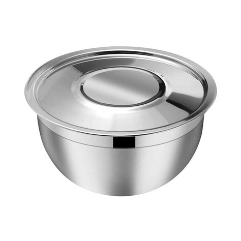 Kraft Stainless Steel Serving Bowl Set of 2 pcs with Stainless Steel ...