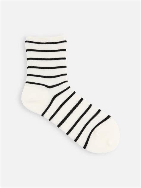 【good4U】ボーダーショートソックス ( 031130931 ) | 靴下屋公式通販 Tabio オンラインストア