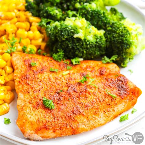Air Fryer Old Bay Salmon - Big Bear's Wife