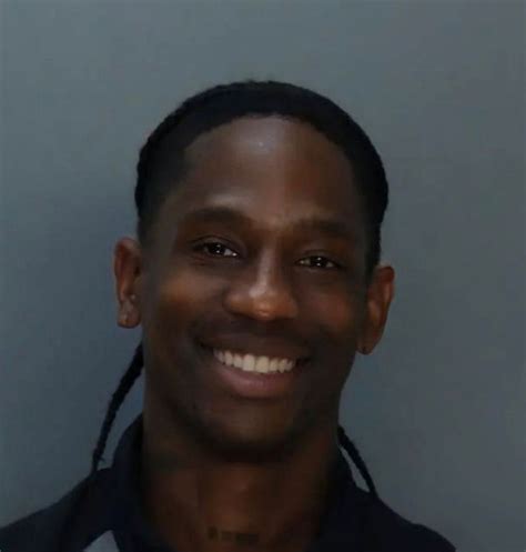 Travis Scott mugshot 2k24
