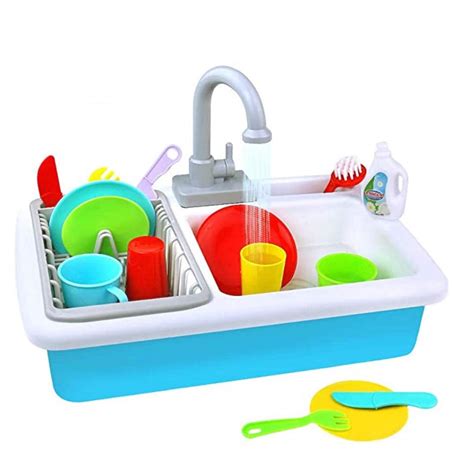 Buy NewInc Kitchen Sink Kids Toys - Portable Kitchenware and Cooking ...