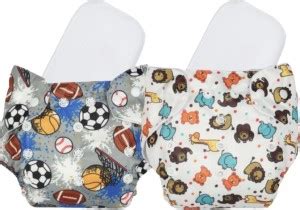 Jaydison Adjustable 100% Print Organic Cloth Button Diaper Reuse Nappy ...