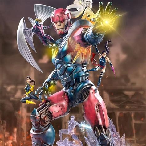 X-Men Vs Sentinel #3 Deluxe Art Scale 1/10 Statue Iron Studios