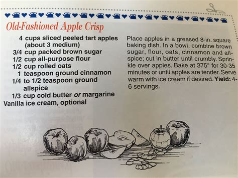 Betty Crocker Apple Crisp Recipe