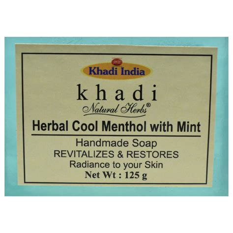 Herbal Menthol with Mint Soap – Khadi Natural Herbs
