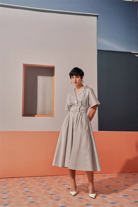 Brown & Cream Striped Wrap Dress - Effortless Coastal Style – Sage By Mala