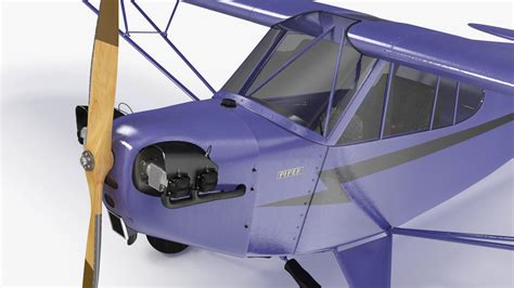 3D Piper J-3 Cub Light Aircraft model | 3D Molier International