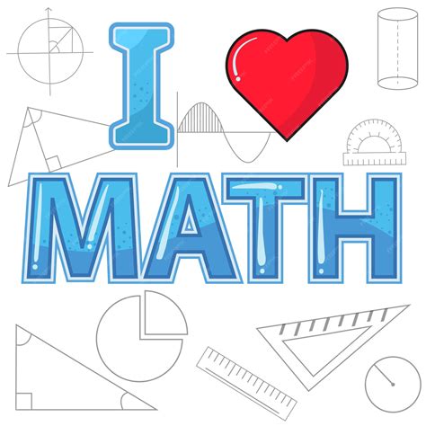 I Love Math Clipart