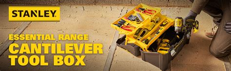 STANLEY STST83397-1 Plastic Cantilever Toolbox - 49x29x25 cm : Amazon ...