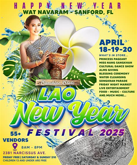 SONGKRAN 2025 Florida Lao New Year Festival in Sanford - Asia Trend