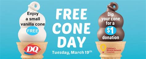 FREE Cone Day 2024, Dairy Queen Bridgewater, VA, 19 March 2024 ...