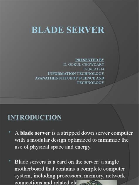 Image result for Blade Server Tutorial