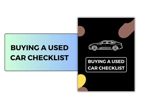 Buying a Used Car Checklist Graphic by Realtor Templates · Creative Fabrica