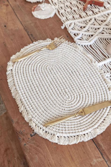Image result for Macrame Placemat Tutorial