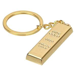 RainSound Creative Imitation Gold bar Keychain : Amazon.in: Fashion