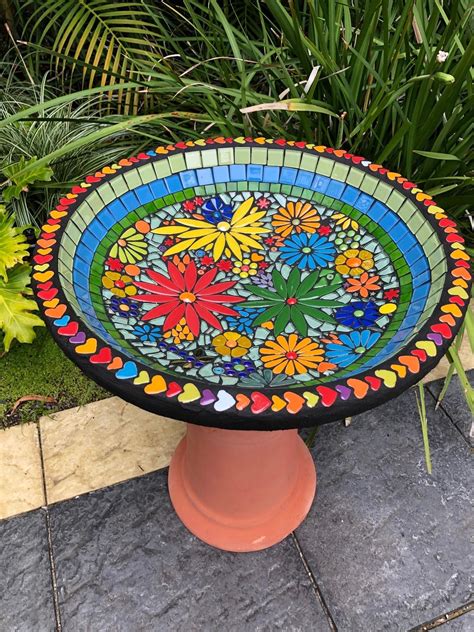 How to make a homemade mosaic bird bath – Artofit
