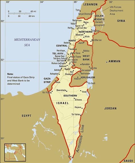 A Modern Look At The Map Of Israel: Understanding The Land And Its ...