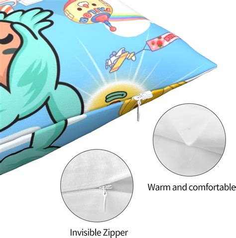 Buy Hnsanjith Toca Life World Classic Pillowcases Sofa Cushions Cushion ...