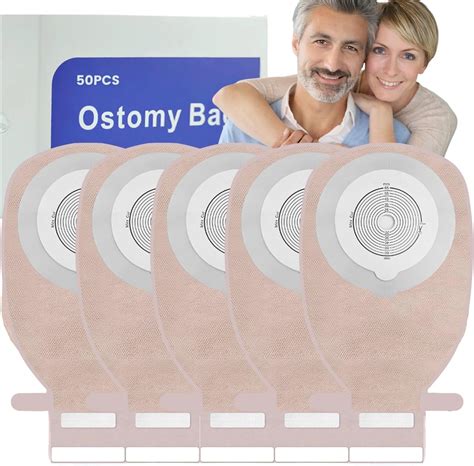 Amazon.com: DERAYMI 20 bolsas de colostomía suministros de ostomía de una pieza, bolsas ...