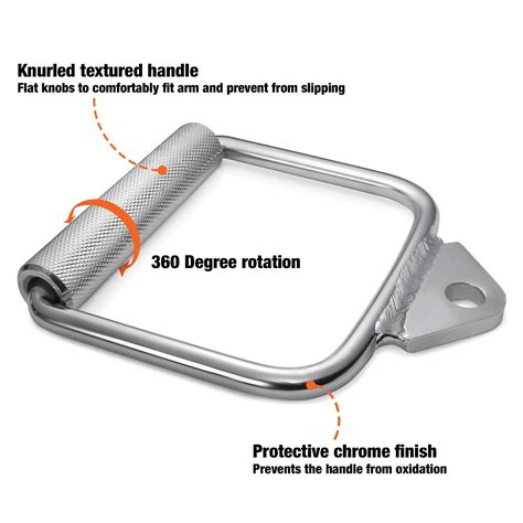 A2ZCARE Combo LAT Pulldown Attachment with Multi-Option: V-Handle ...