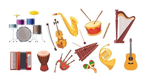 Image result for Irish Music Instruments Vector