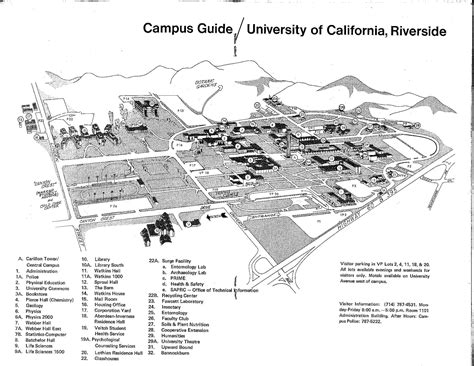 UCR Campus Map from the mid/late 1970s : r/ucr