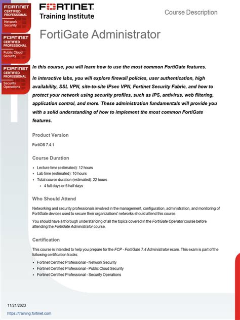 Image result for FortiGate Course