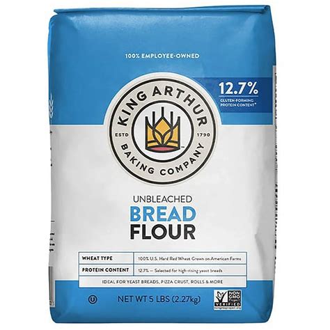 (Pack of 2) King Arthur, Unbleached Bread Flour, Non-GMO Project ...