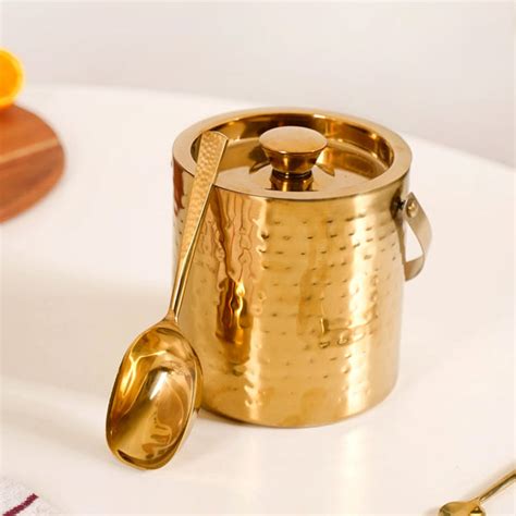 Gold Hammered Texture Bar Tool Set Of 7 Online - Premium Bar Tool ...