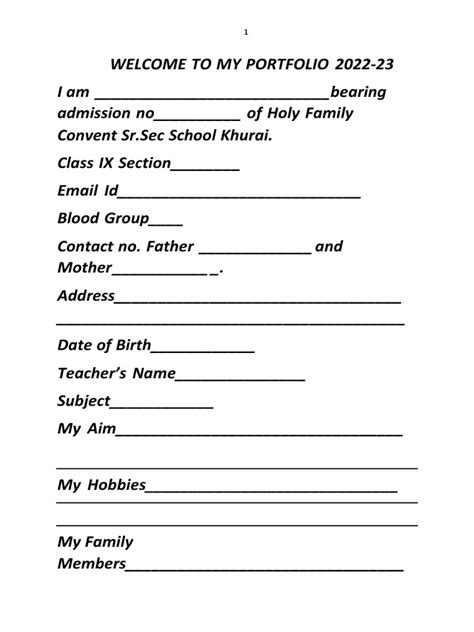 Image result for Science Portfolio Examples