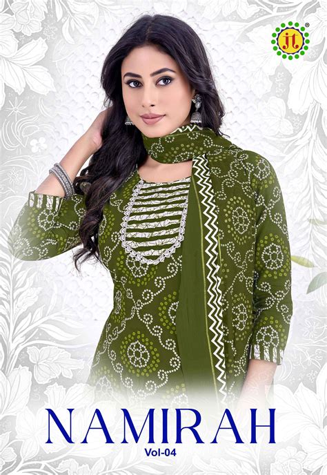 Jt Namirah Vol 4 Cotton Dress Material Surat Wholesale Market