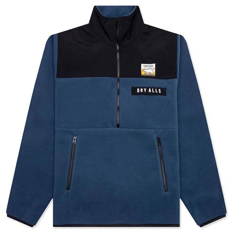 Fleece Half Zip Jacket - Navy – Feature