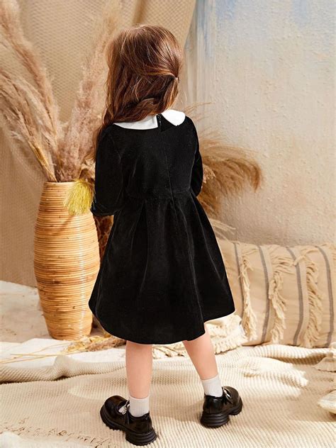 Kotty Peter Pan Collar Fit & Flare Midi Dress – KOTTY