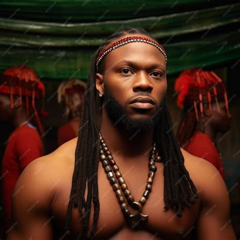 An Igbo man in his cultural attire