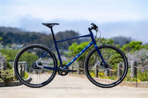 Marin Presidio 3 8 Speed Hub Gear Belt Drive Hybrid Bike 2025 in Blue