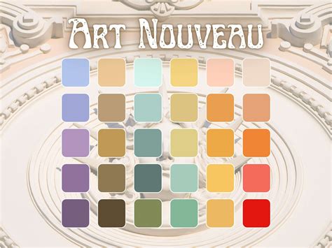 Art Nouveau Paint Colors at Jose Easter blog