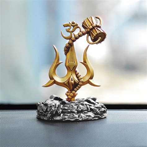 Trishul for Car Dashboard – Divine Symbol for Protection – Urban Mix
