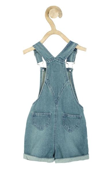 Buy Girls Blue Solid Regular Fit Dungarees Online - 797271 | Allen Solly