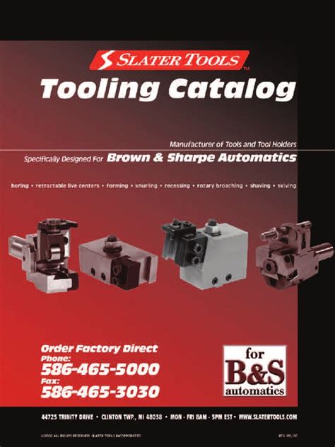 Slater Tools - Tooling Catalog | PDF | Metalworking | Manufactured Goods