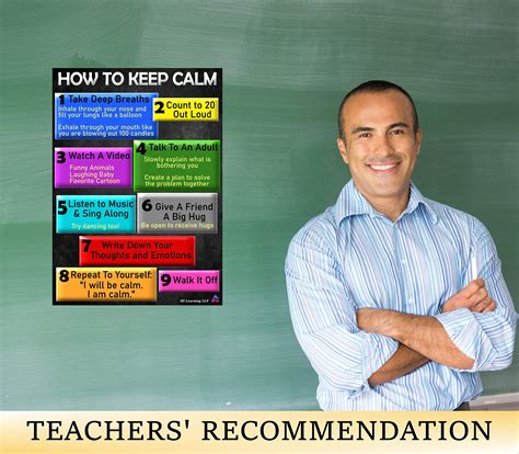 Emoji Feelings Chart and Keep Calm Posters - Laminated 14x19.5 ...