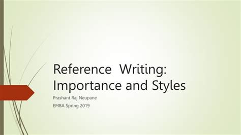 Image result for Reference Writing Style