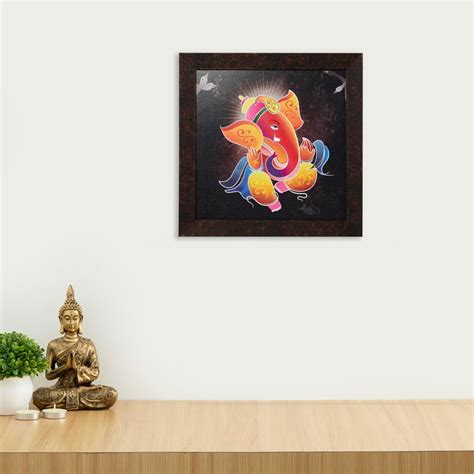 Buy Corsica Mystic India Ganesha Wooden Picture Frame - 35x35cm from ...