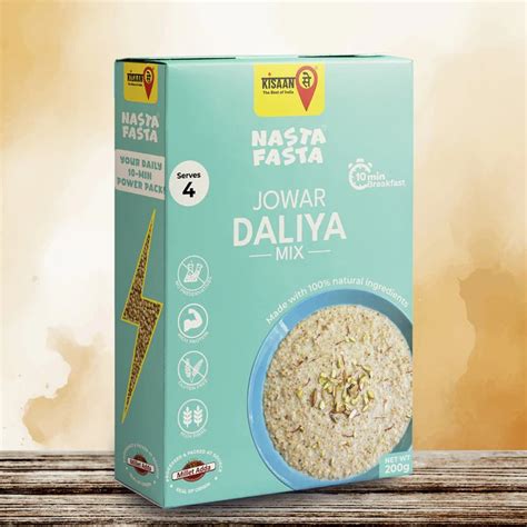 Buy Ready-to-Cook Daliya Mix Online | Jowar Daliya Mix | KisaanSay