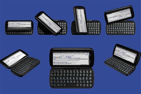 NewCon prototype touch Smartphone with flip QWERTY keyboard